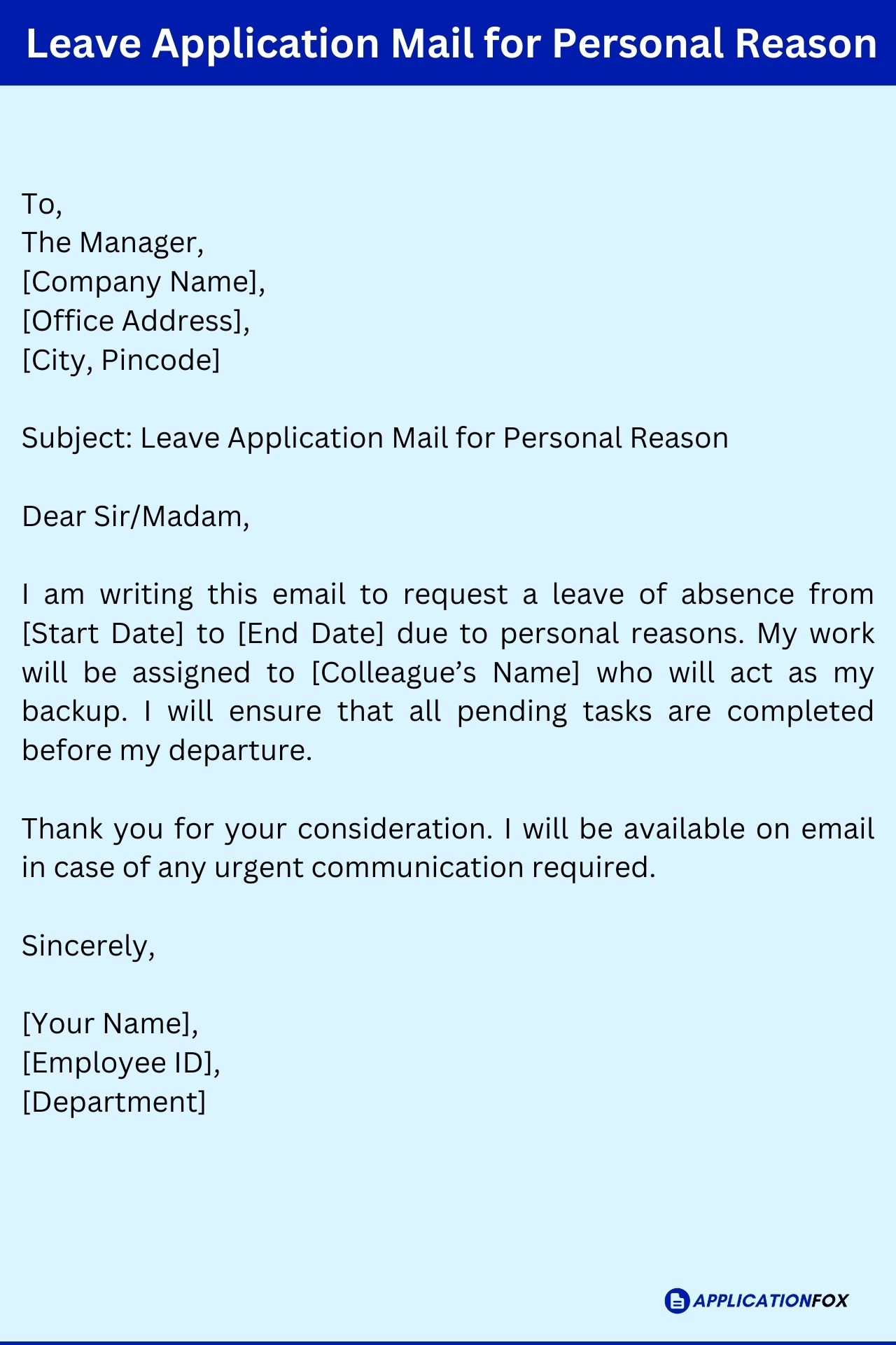 9 Samples Leave Application For Office For Personal Reason 9-samples-leave-application-for-office-for-personal-reason