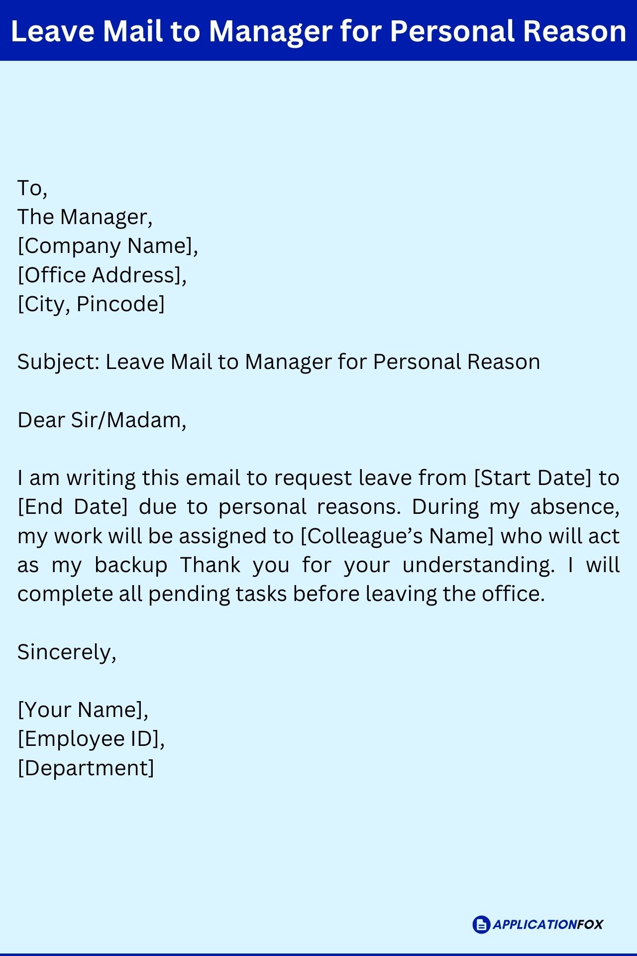 9 Samples Leave Application For Office For Personal Reason 9-samples-leave-application-for-office-for-personal-reason