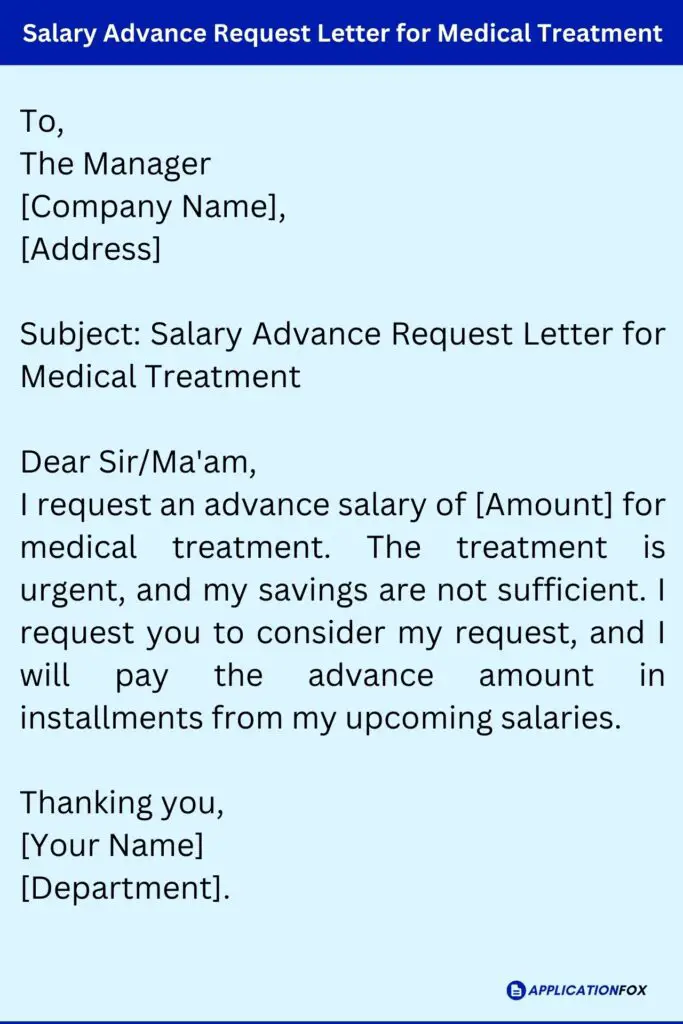  9 Samples Application For Advance Salary
