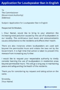 (7+ Samples) Application for Loudspeakers - ApplicationFox