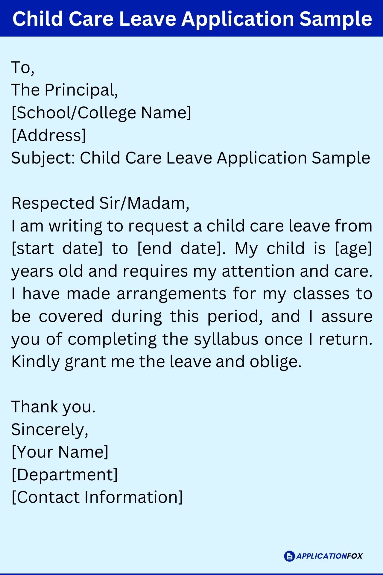 parents leave application form department of education