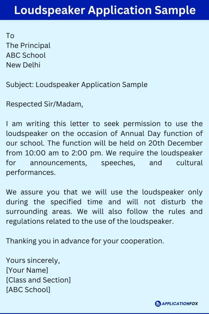 Loudspeaker Application Sample