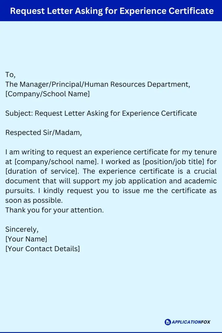 7 Samples Application For Experience Certificate 7-samples-application-for-experience-certificate