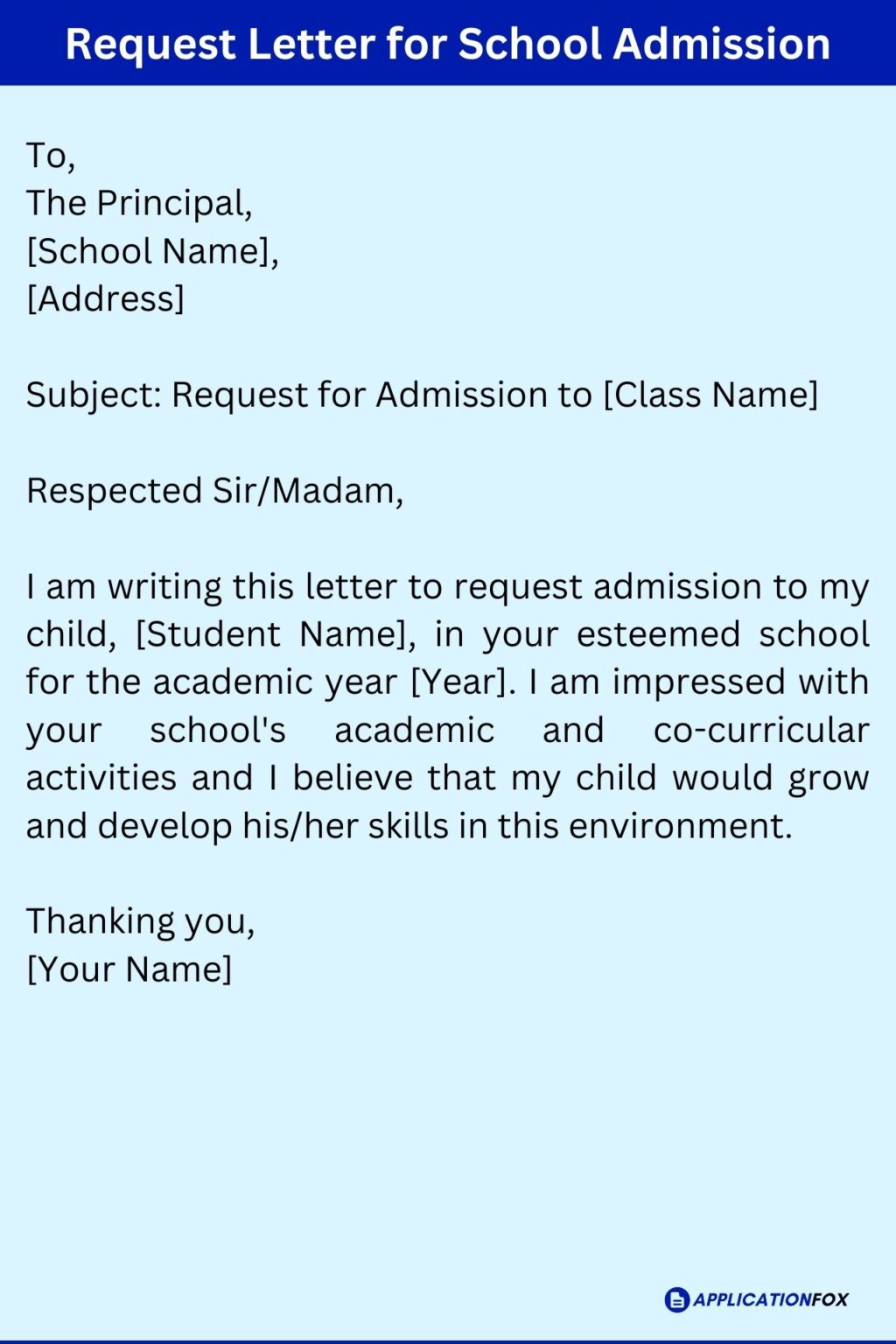 9 Samples Application For School Admission 9-samples-application-for-school-admission