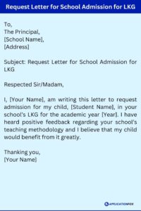 (9+ Samples) Application for School Admission