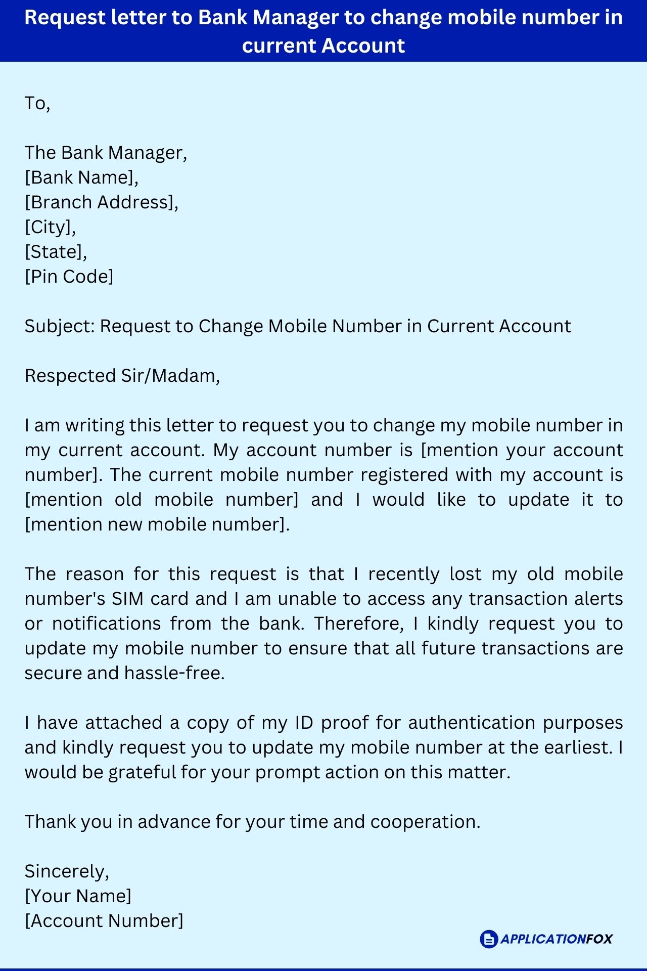 11-application-for-change-mobile-number-in-bank-account