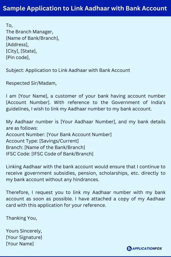 Sample Application to Link Aadhaar with Bank Account