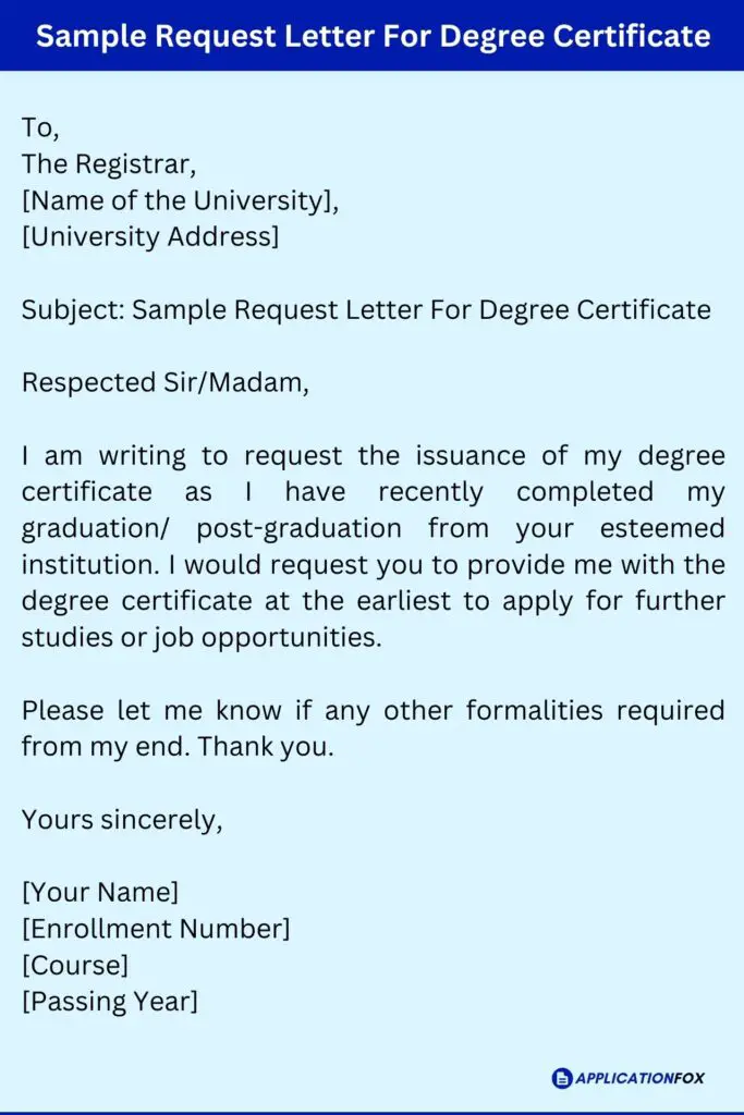 How To Write A Request Letter For Diploma Certificate Vrogue co