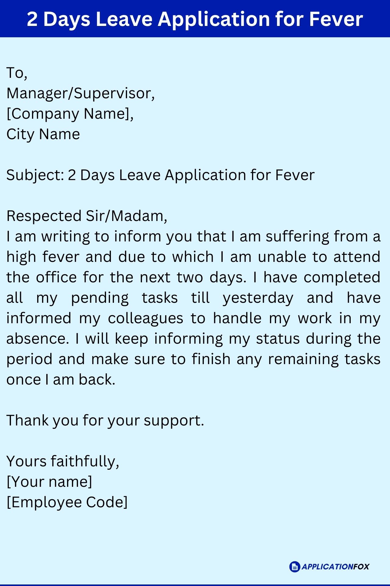 9 Samples Leave Application For Fever 9-samples-leave-application-for-fever