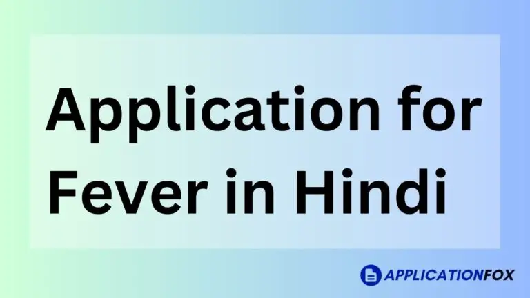 Application for Fever in Hindi