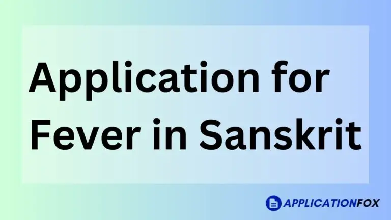 Application for Fever in Sanskrit